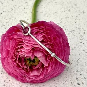 Ippolita Ruby & Diamond Bangle Bracelet